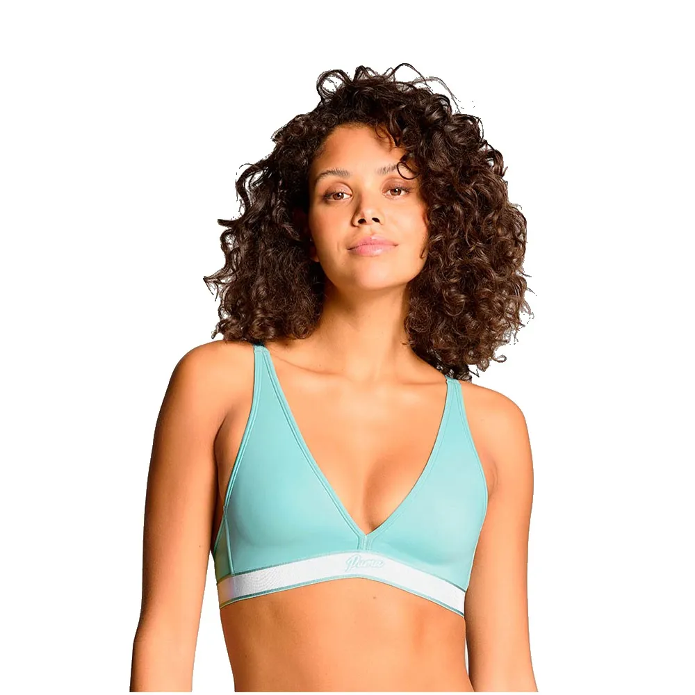 

Топ бикини Puma Padded Triangle, зеленый