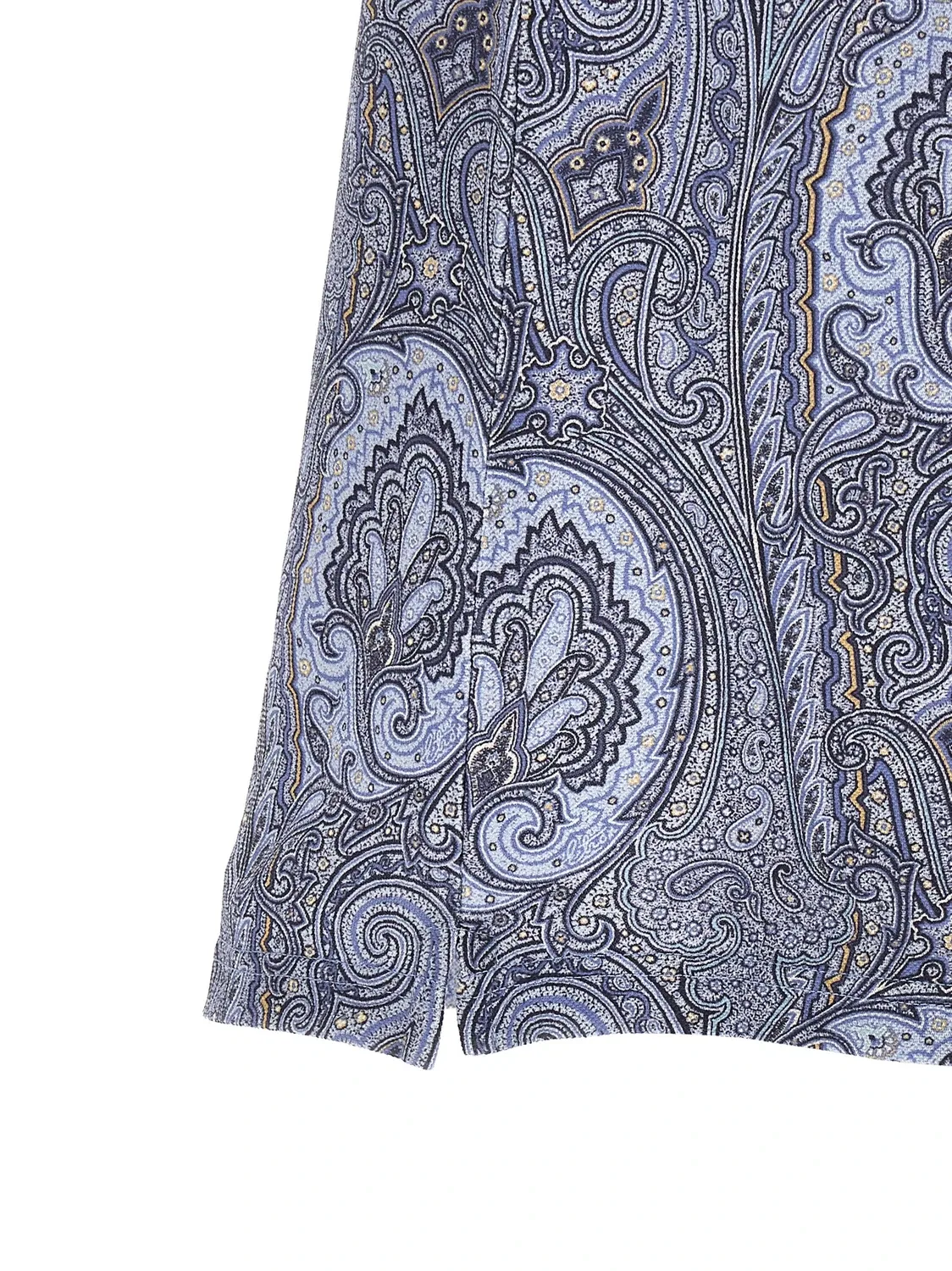 Поло с узором "Arnica Paisley" ETRO, синий — фото 4