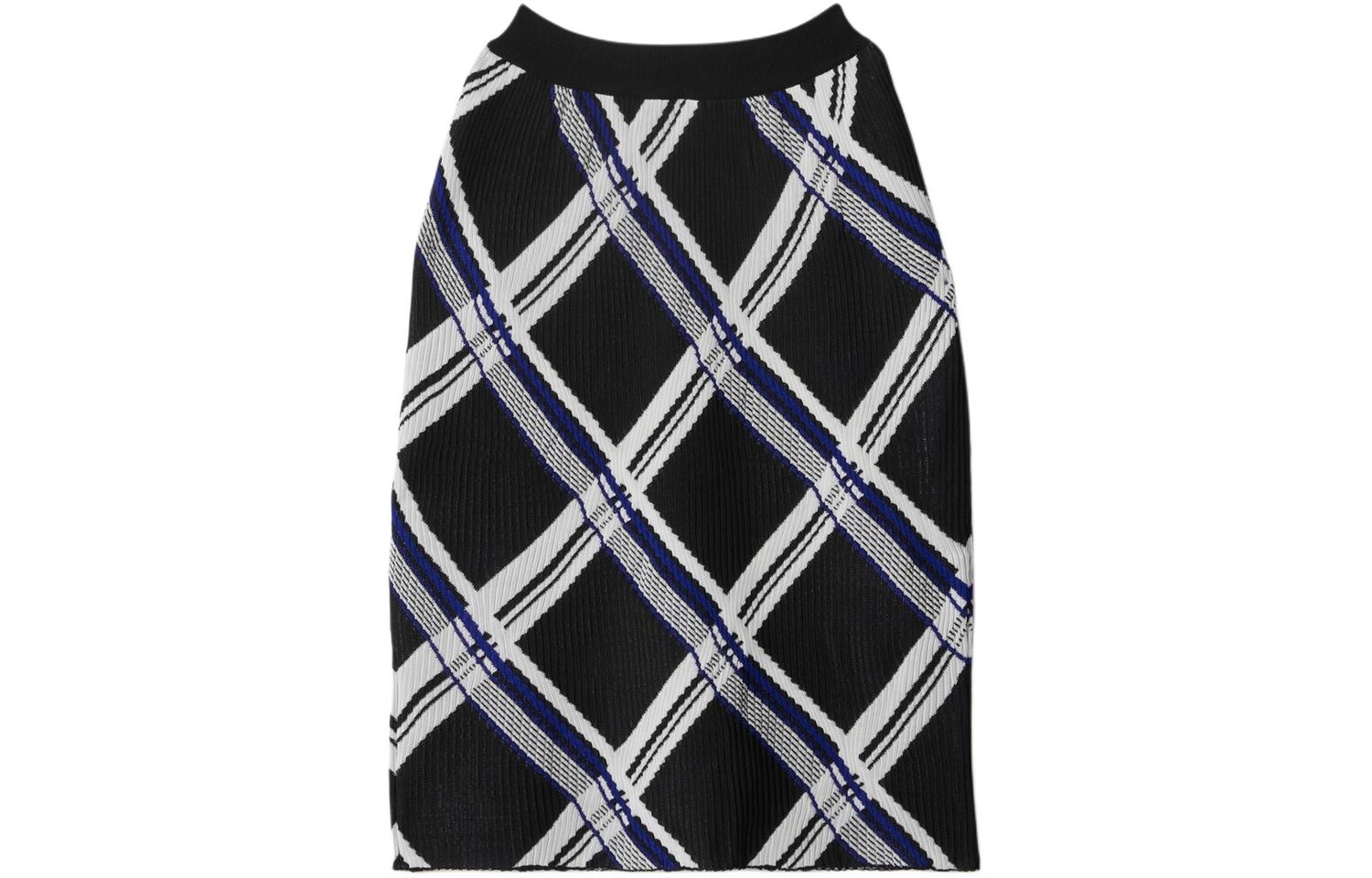 

Повседневная длинная юбка женская черная Burberry