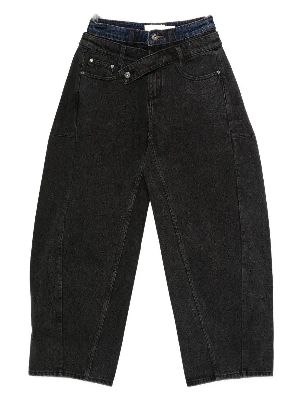 

Джинсы широкого кроя Feng Chen Wang, черный