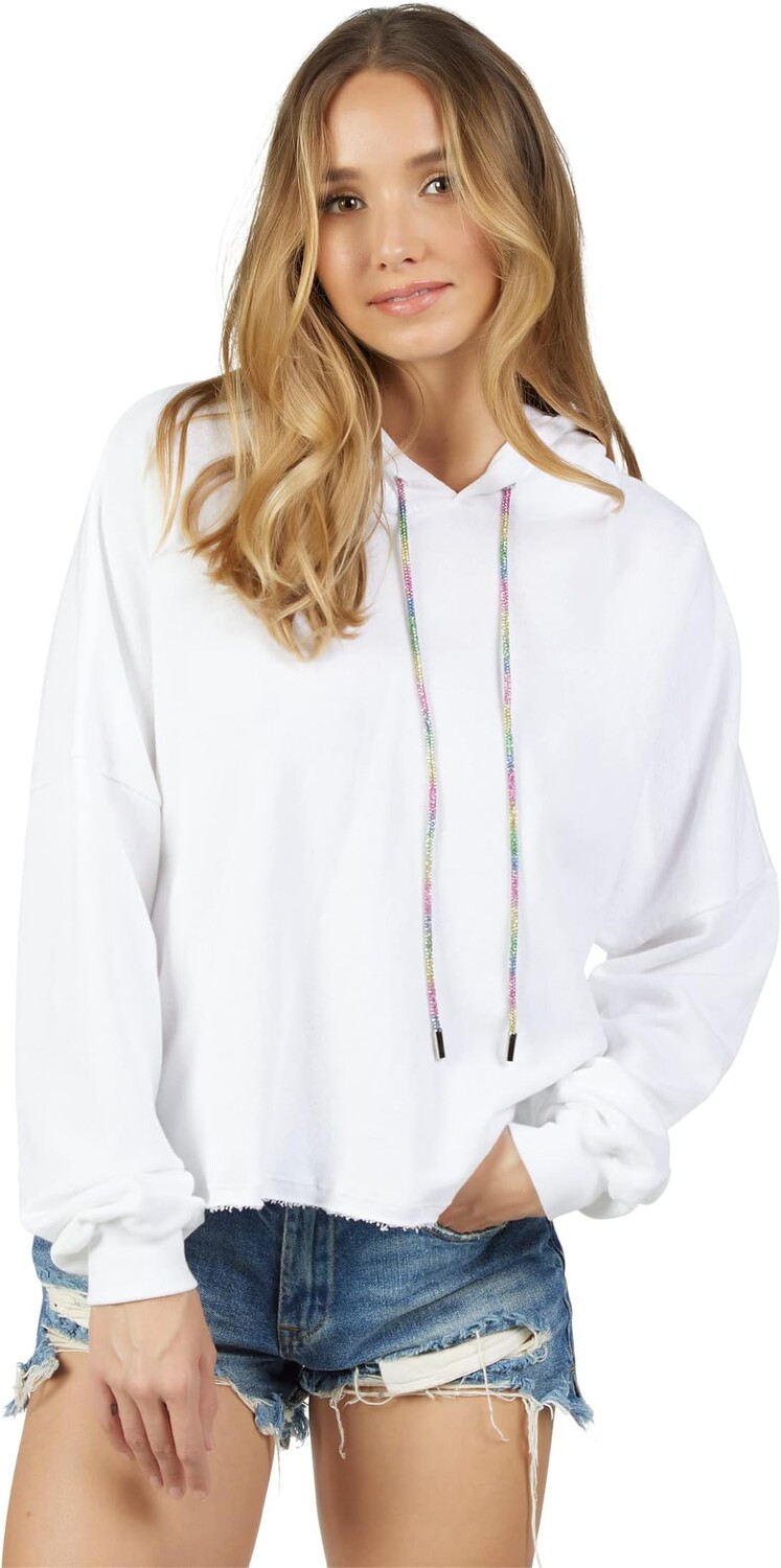 

Худи Michael Lauren Gorman Hoodie w/ Rainbow Drawstring, белый