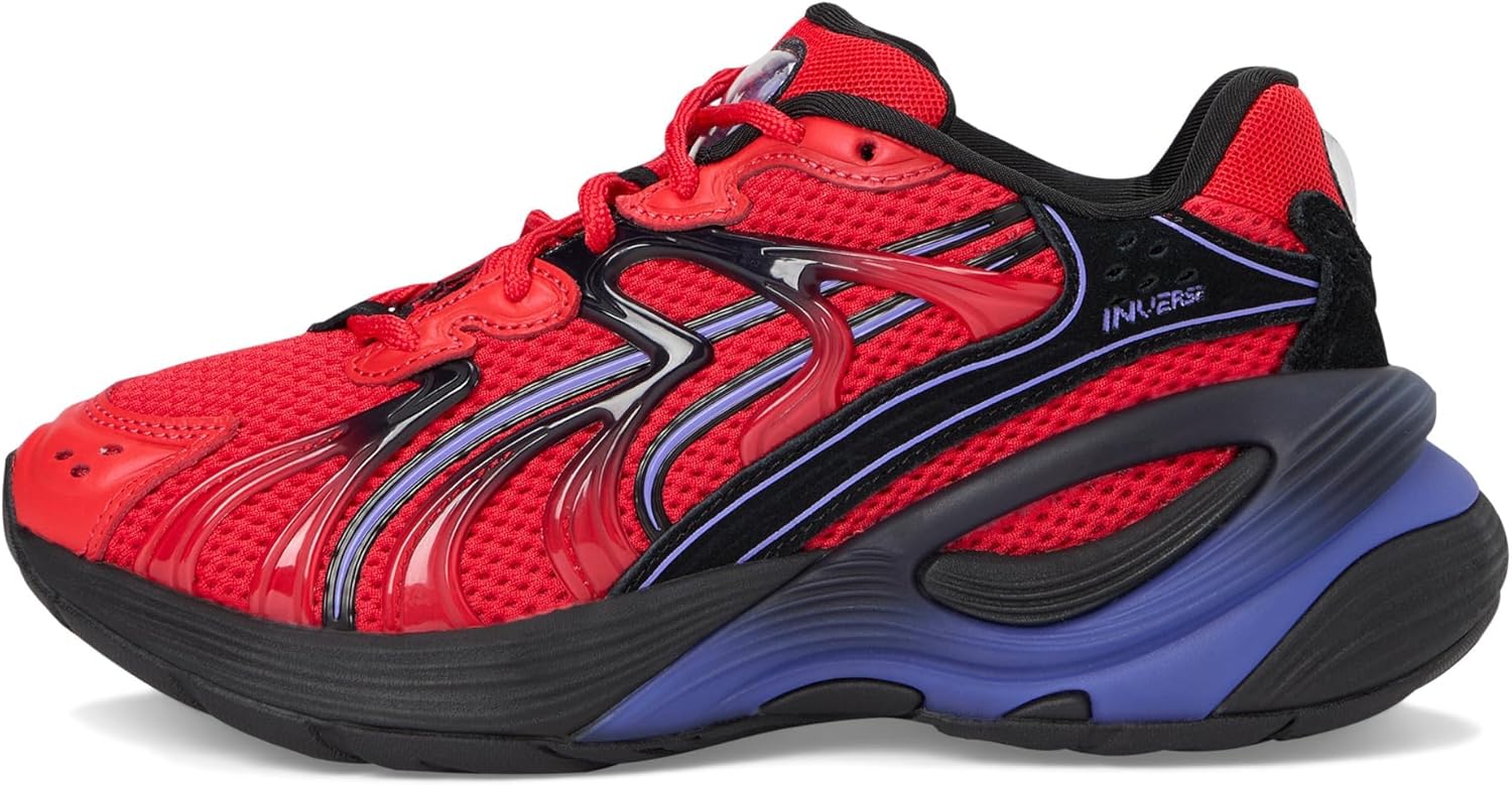 Детские кроссовки Puma Unisex-Child Inverse (для малышей и детей постарше), черный/красный — фото 4