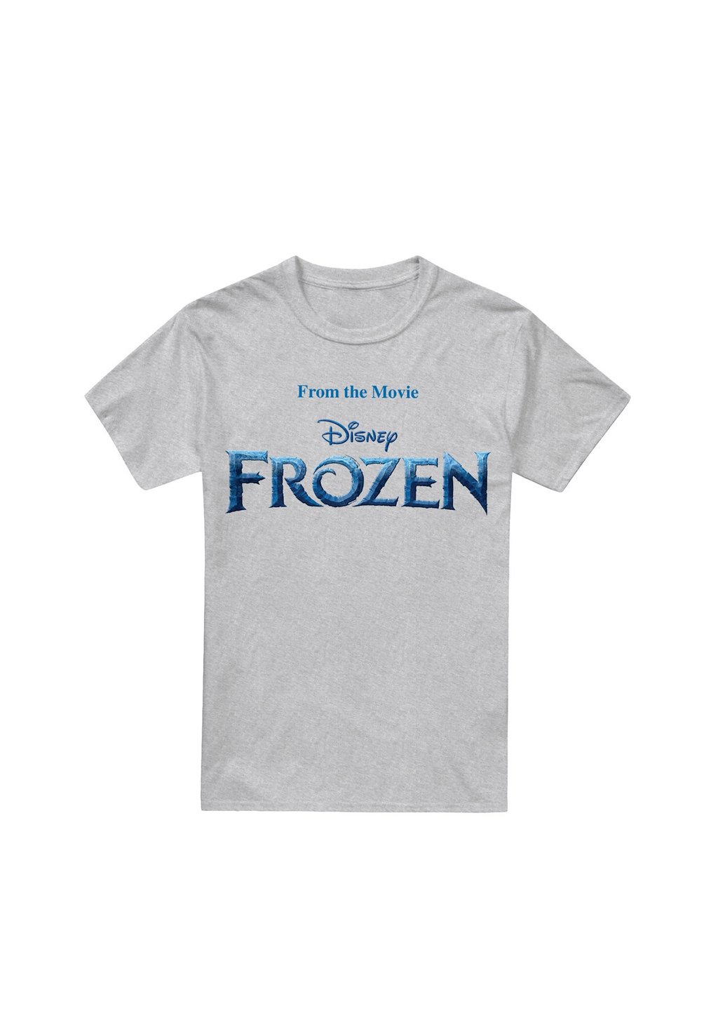 

Футболка с принтом FROZEN LOGO Disney, серый