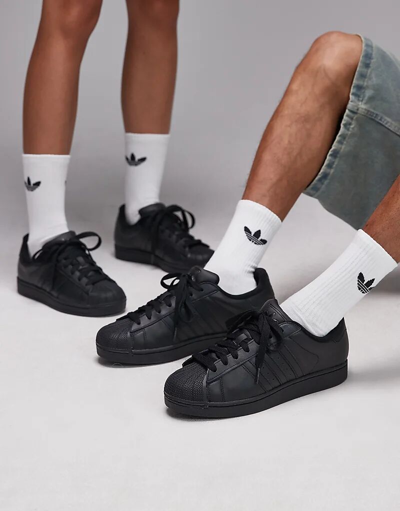 Кроссовки adidas Originals Superstar II черного цвета