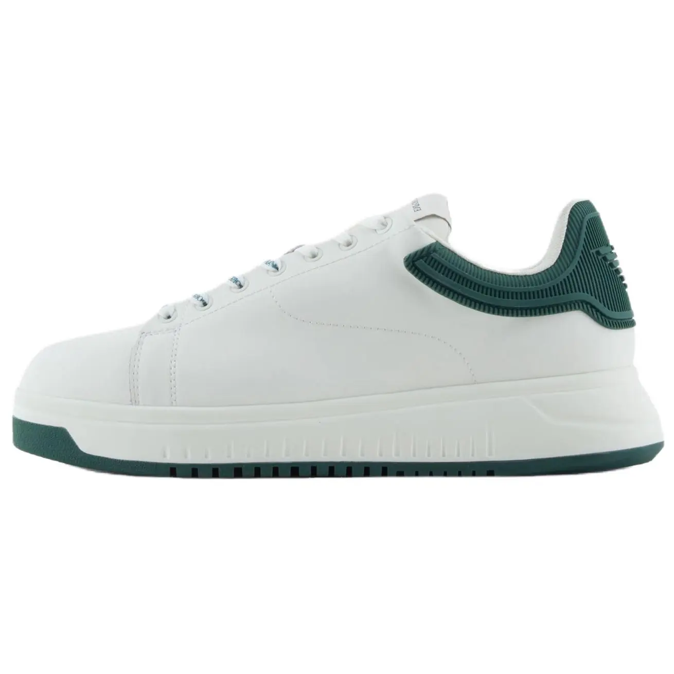 

Кроссовки со шнуровкой и круглым носком EMPORIO ARMANI