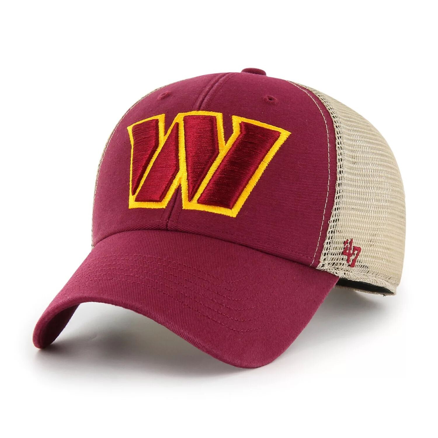 

Мужская кепка '47 бордовый/натуральный Washington Commanders Flagship MVP Snapback