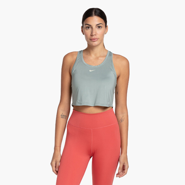 

Короткая блузка dri-fit one Nike, зеленый