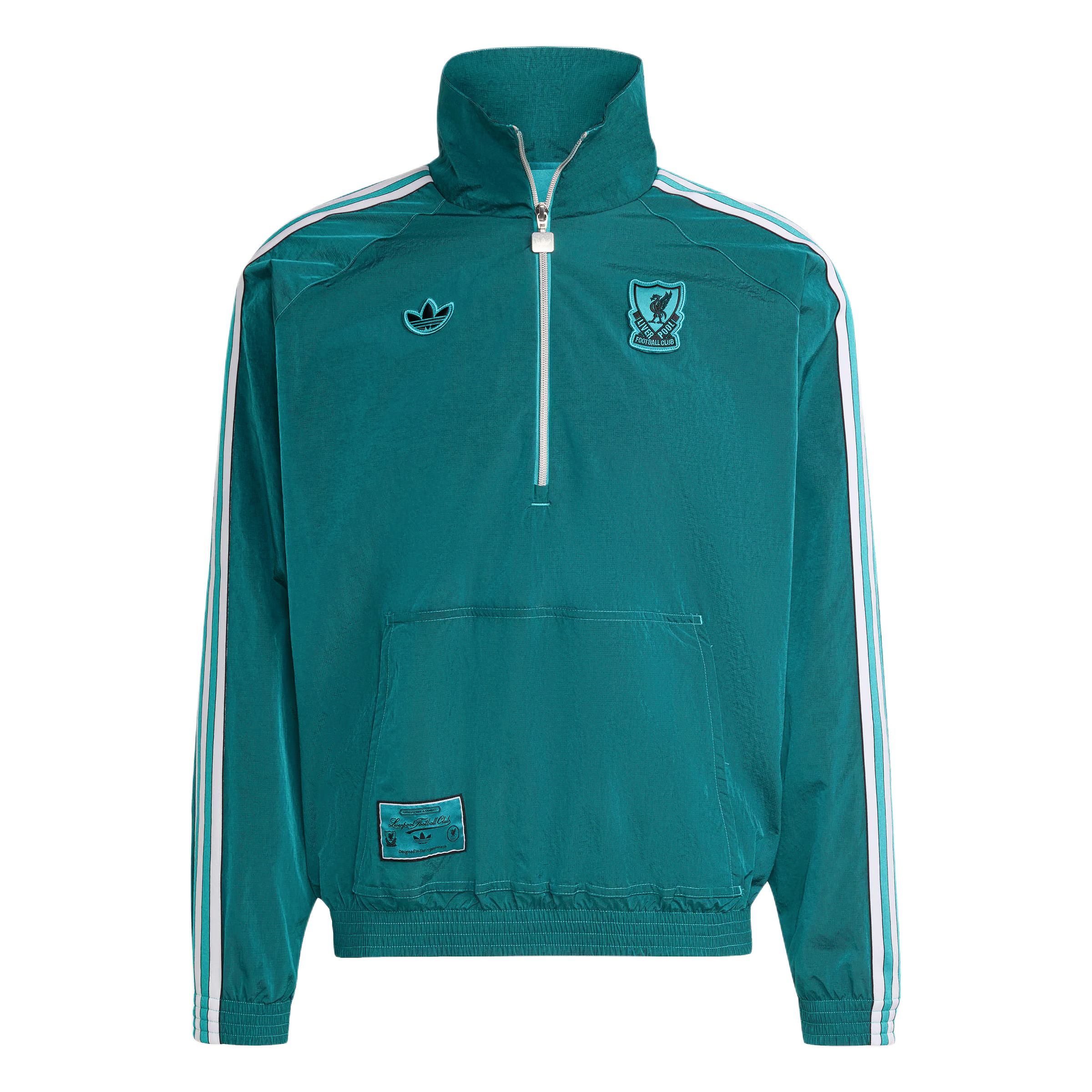 

Adidas AdiClub Liverpool Fc Terrace Icons Half Zip Jacket Adidas Originals, зеленый