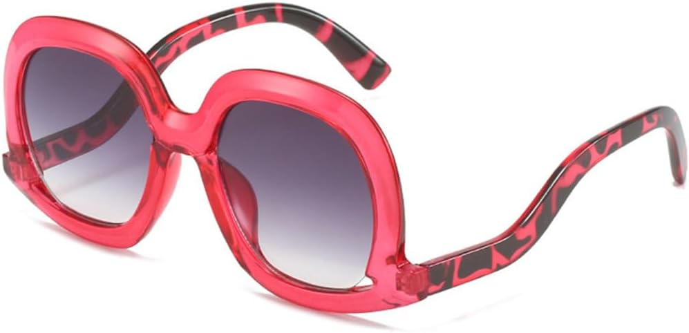 

Модные уникальные женские солнцезащитные очки, стильные градиентные очки, солнцезащитные очки UV400 для мужчин, трендовые персонализированные солнцезащитные очки TYUVIVO, Red Gray