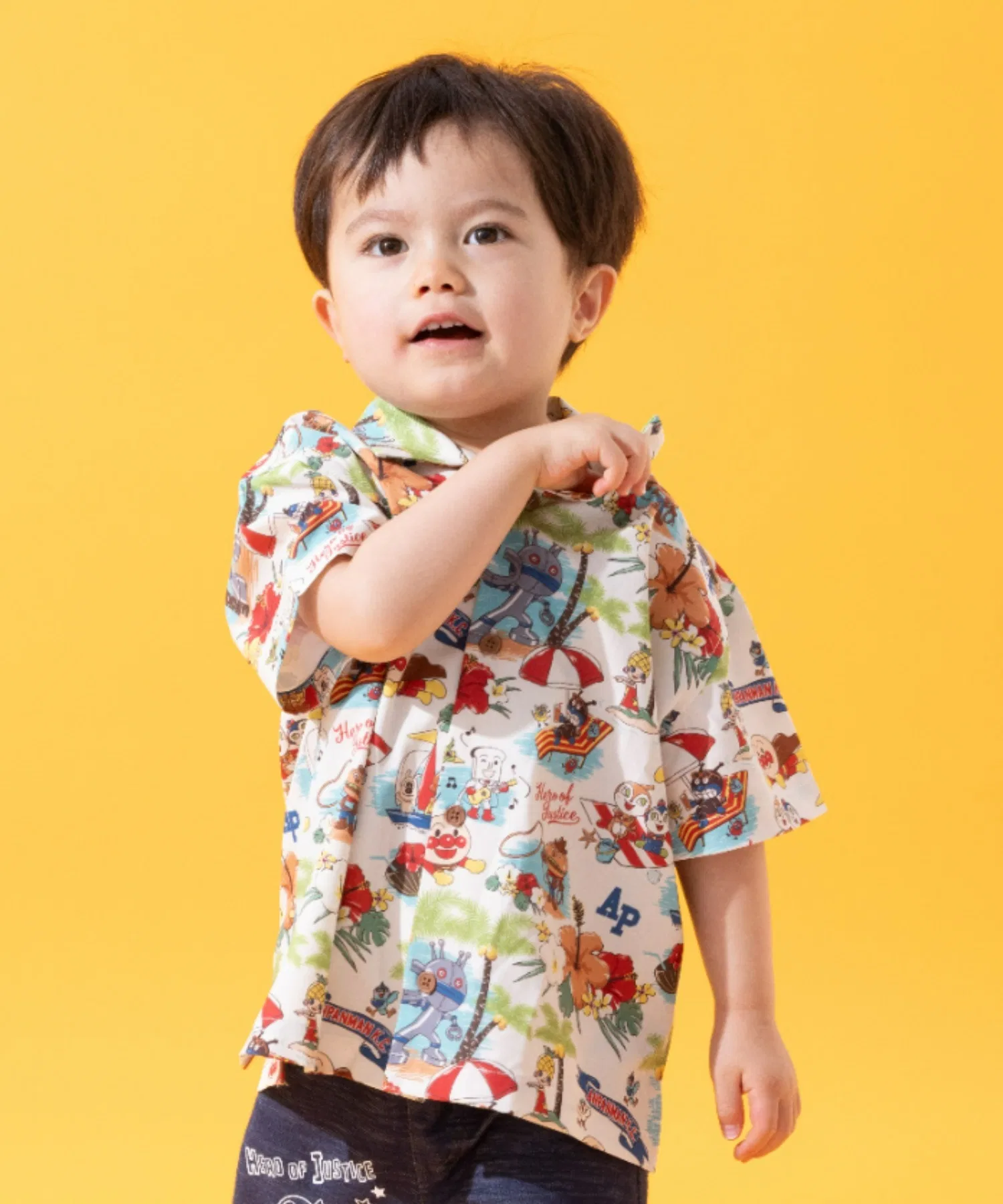 Детская гавайская рубашка ANPANMAN KIDS COLLECTION