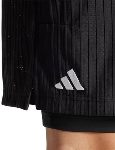 Adidas 2-in-1 мужские теннисные шорты с компрессионным лайнером, эластичной тканью и влагоотводящей технологией AEROREADY — фото 4