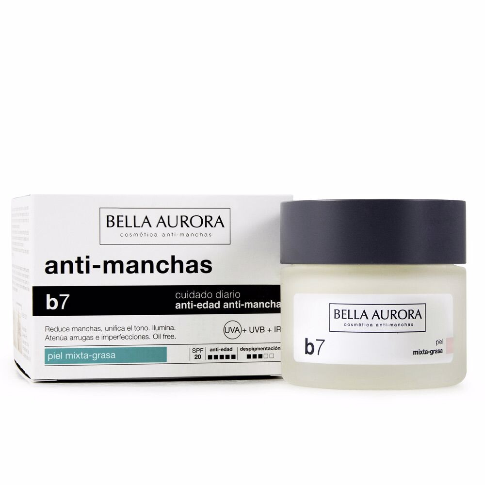 

Крем против пятен на коже B7 antimanchas regenerante aclarante spf20 piel mixta/grasa Bella aurora, 50 мл