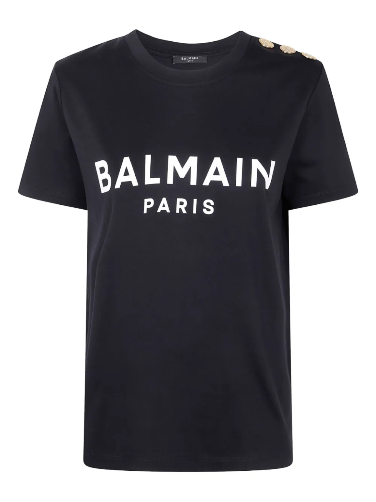

Футболка с логотипом Balmain, черный