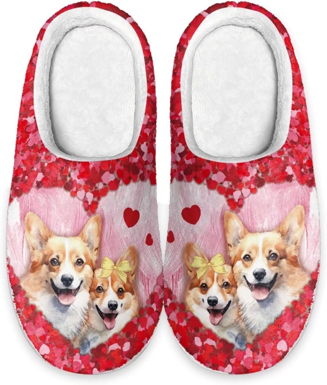 

Теплые тапочки для пары и семьи, осенне-зимняя обувь для дома и общежития, с мягкой подошвой и противоскользящей структурой, для женщин и мужчин Giftpuzz, Dog