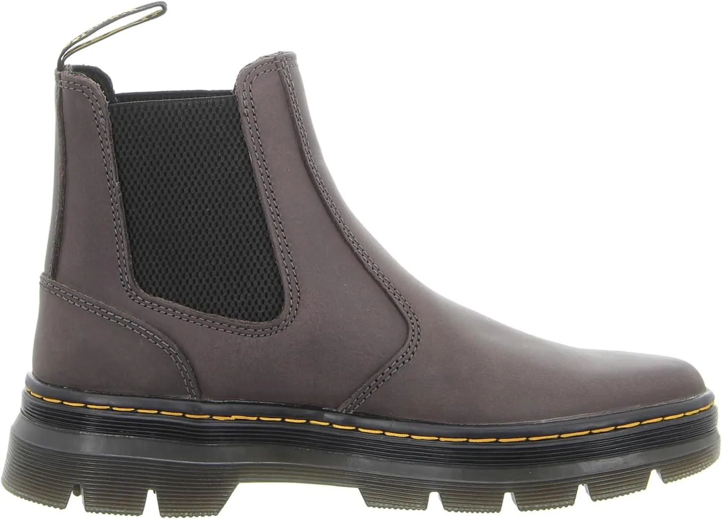 Мужские ботинки Dr. Martens Embury Gunmetal Saddleback Platform, черный — фото 3