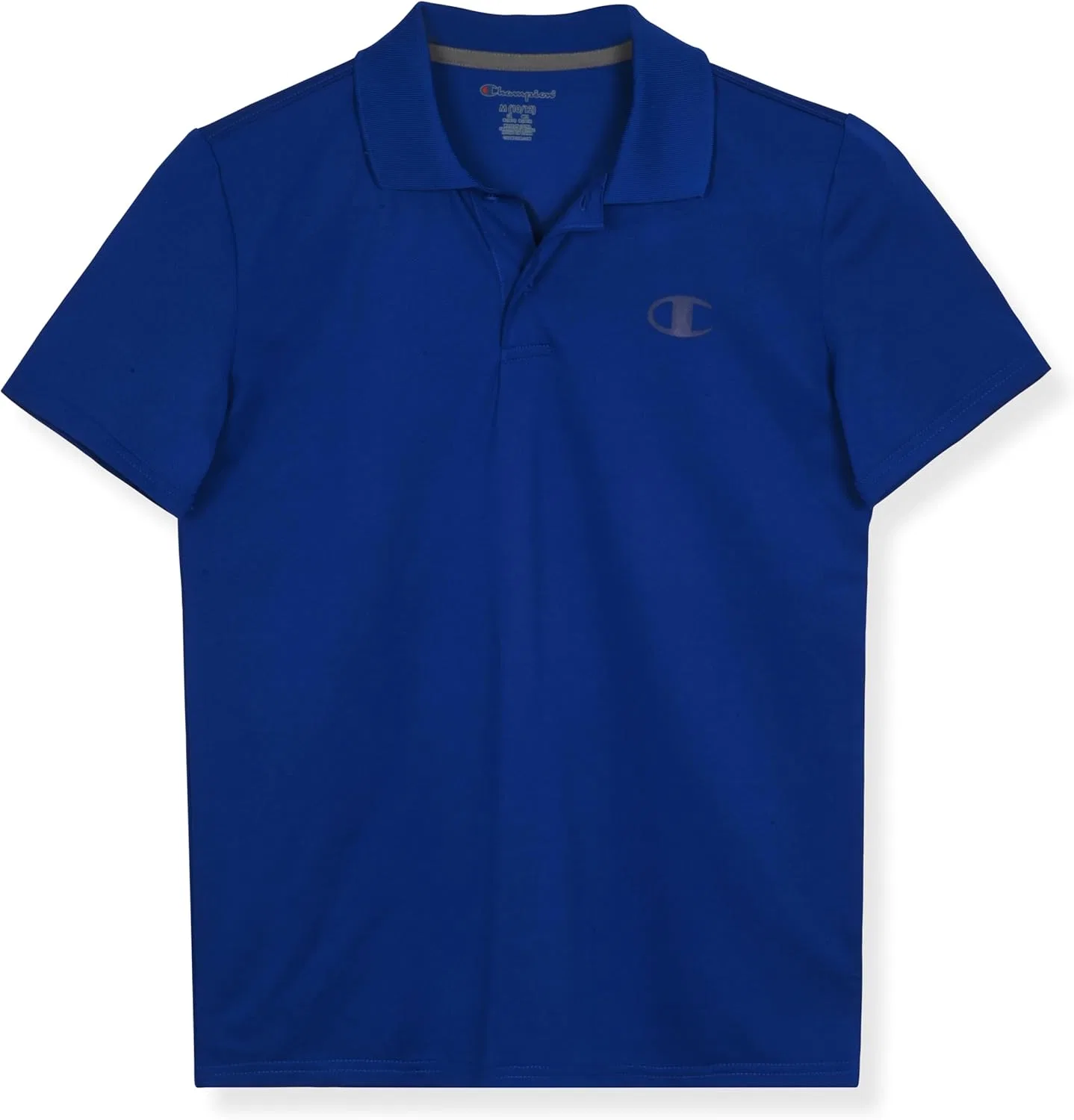Мальчиковая спортивная футболка-поло Champion Athletic Short Sleeve Polo Shirt, Blue Surf