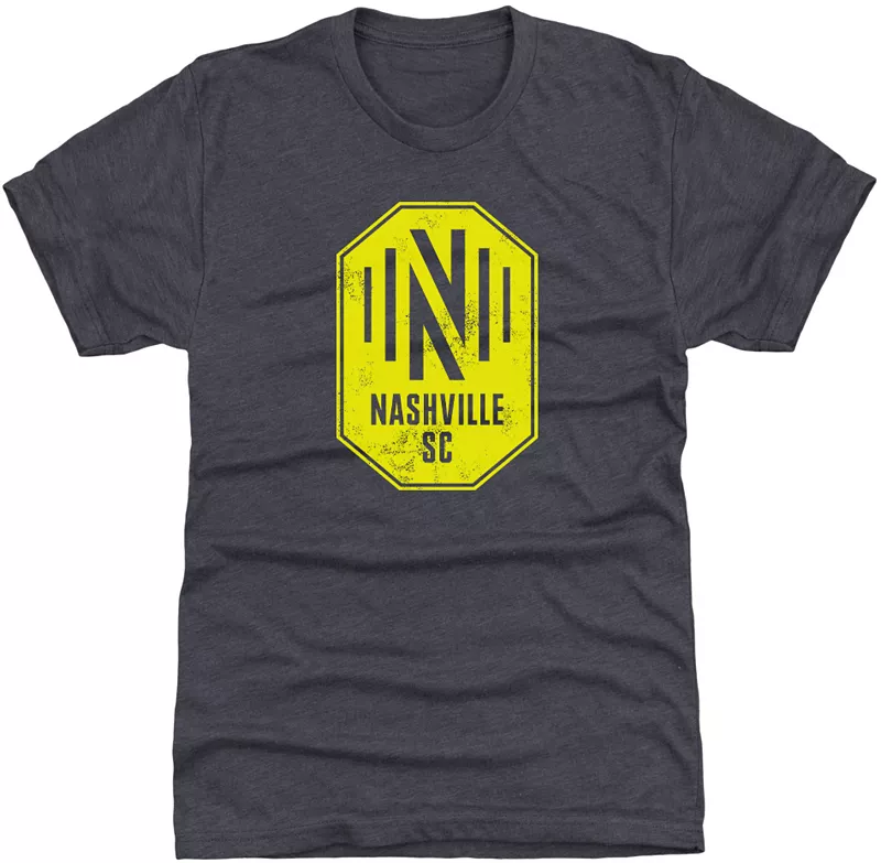 

Темно-синяя футболка с винтажным логотипом 500 Level для взрослых Nashville SC