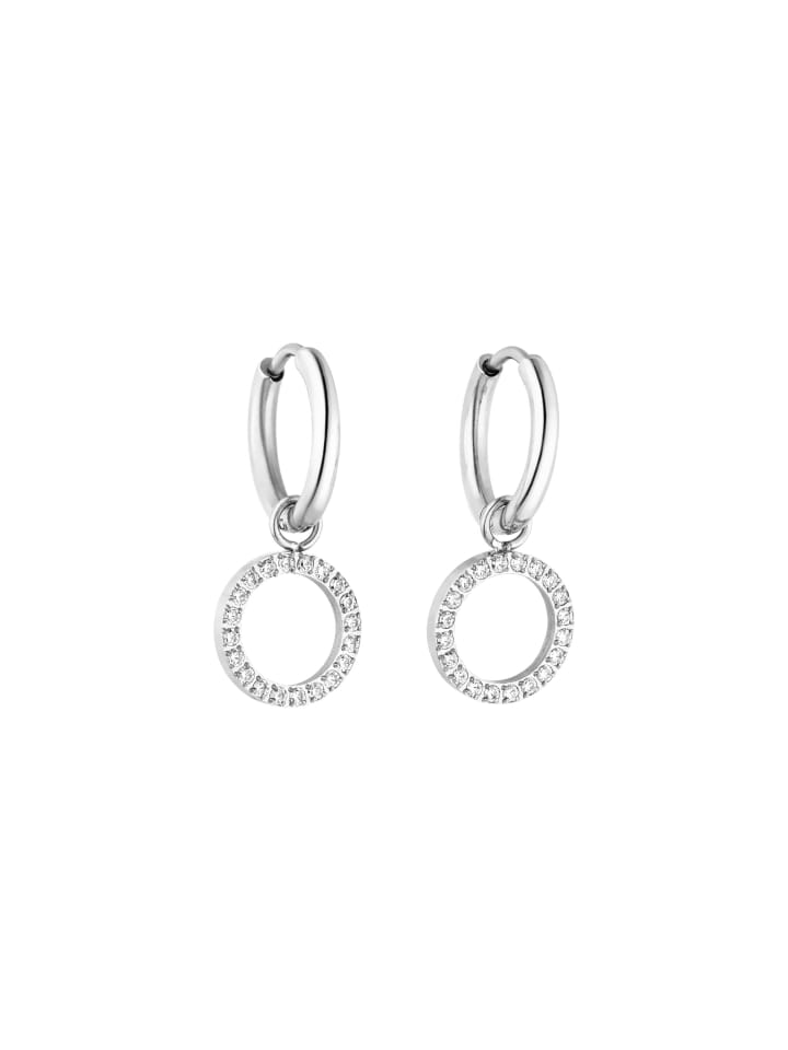 

PURELEI Серьги-кольца Closed Glow из серебра