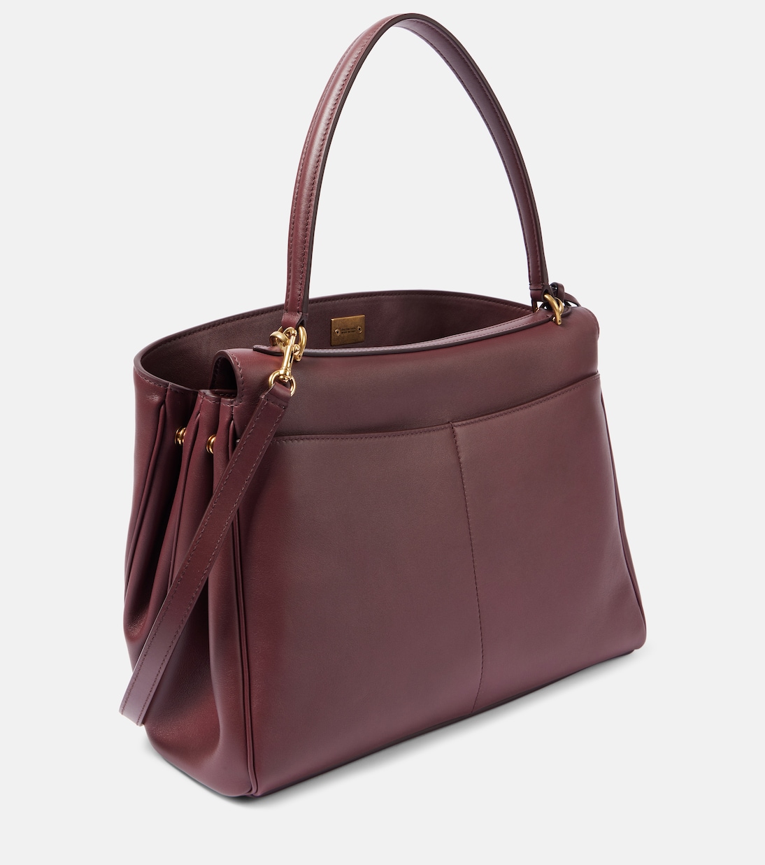 Средняя кожаная сумка Rodeo Balenciaga, Dark Burgundy — фото 4