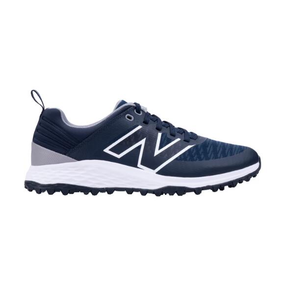 Мужские кроссовки для гольфа New Balance Fresh Foam Contend V2, цвет: тёмно-синий/серый — фото 2