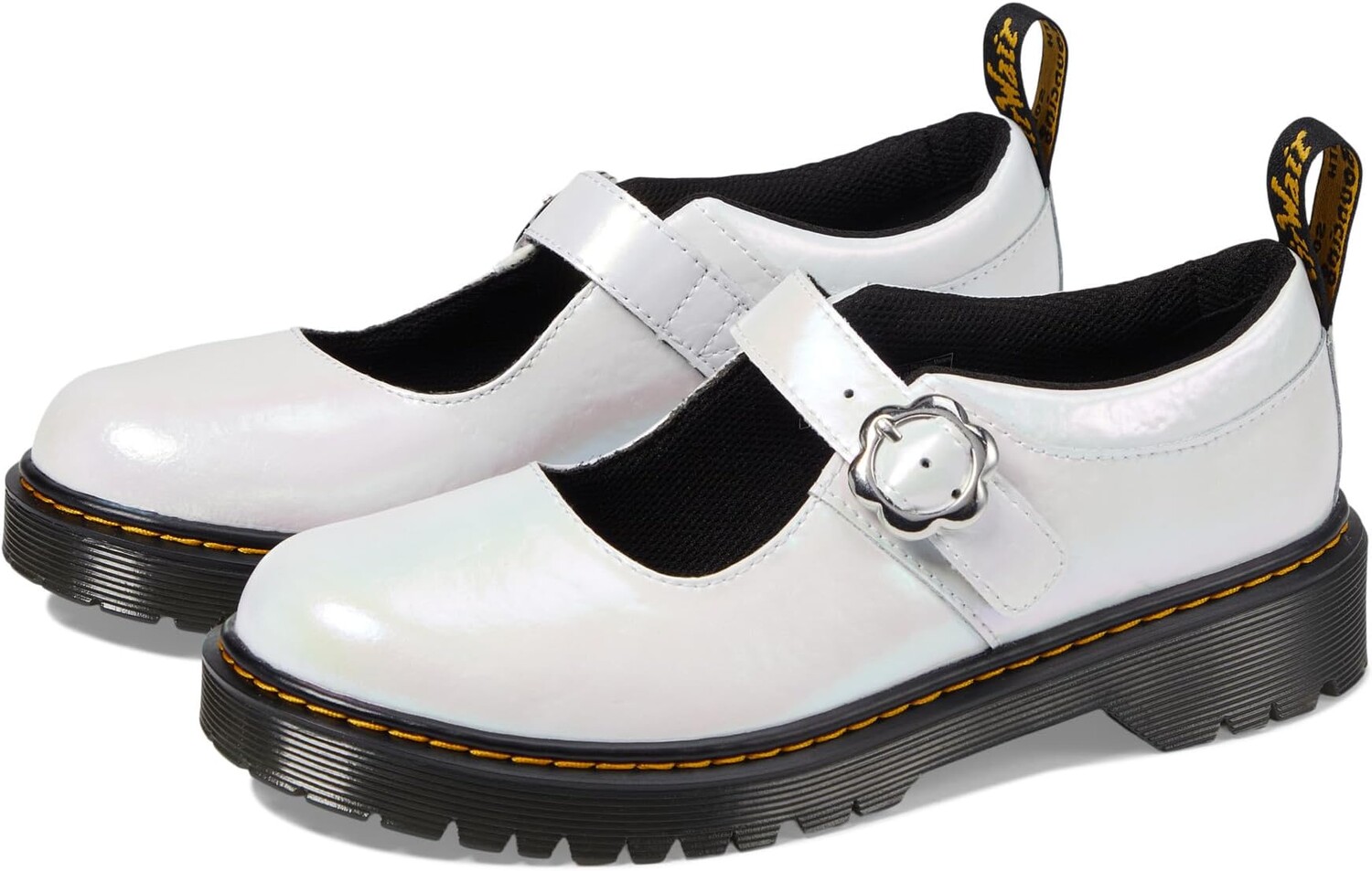 Туфли на плоской подошве Dr. Martens MJ Bex, цвет Pearl