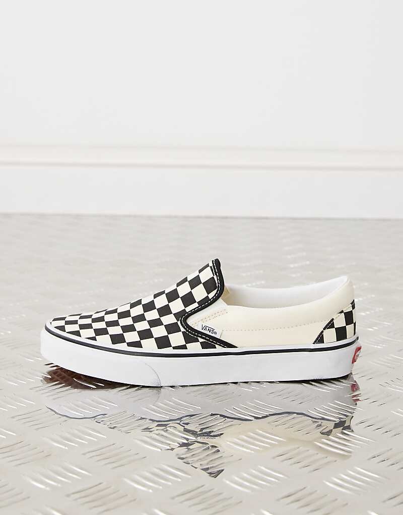 

Черно-белые кроссовки Slip-On в шахматную клетку Vans, Черный, Черно-белые кроссовки Slip-On в шахматную клетку Vans
