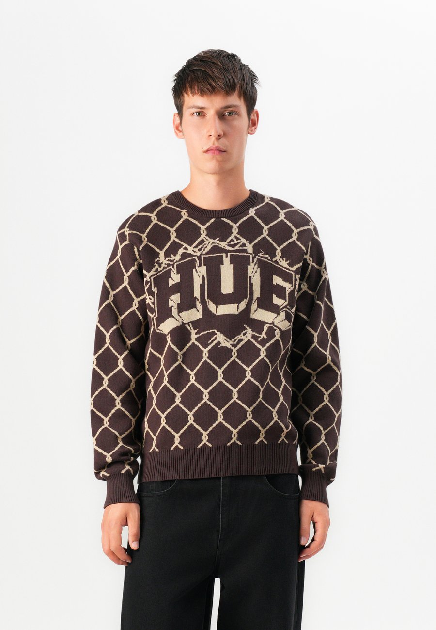 

Джемпер HUF BREAKTHROUGH CREW NECK SWEATER UNISEX, Bison/Brown
