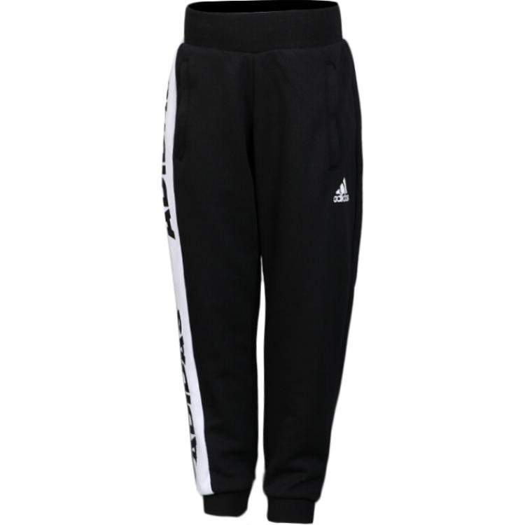 Футболка для детей 3-7 лет вязаная черная Adidas — фото 2