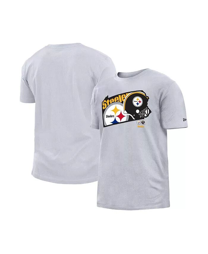 

Мужская белая футболка Pittsburgh Steelers Gameday State New Era
