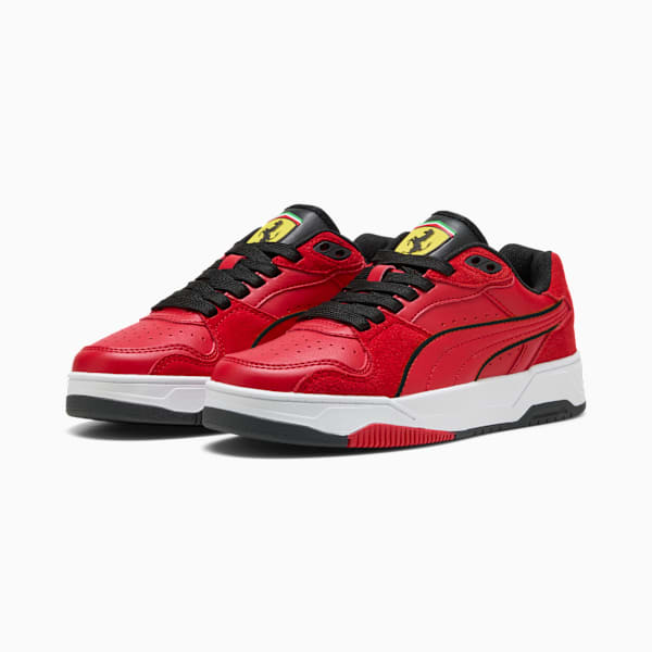 Взрослые дети не жалеют кроссовки Rebound Break Low Scuderia Ferrari Puma, красный — фото 2