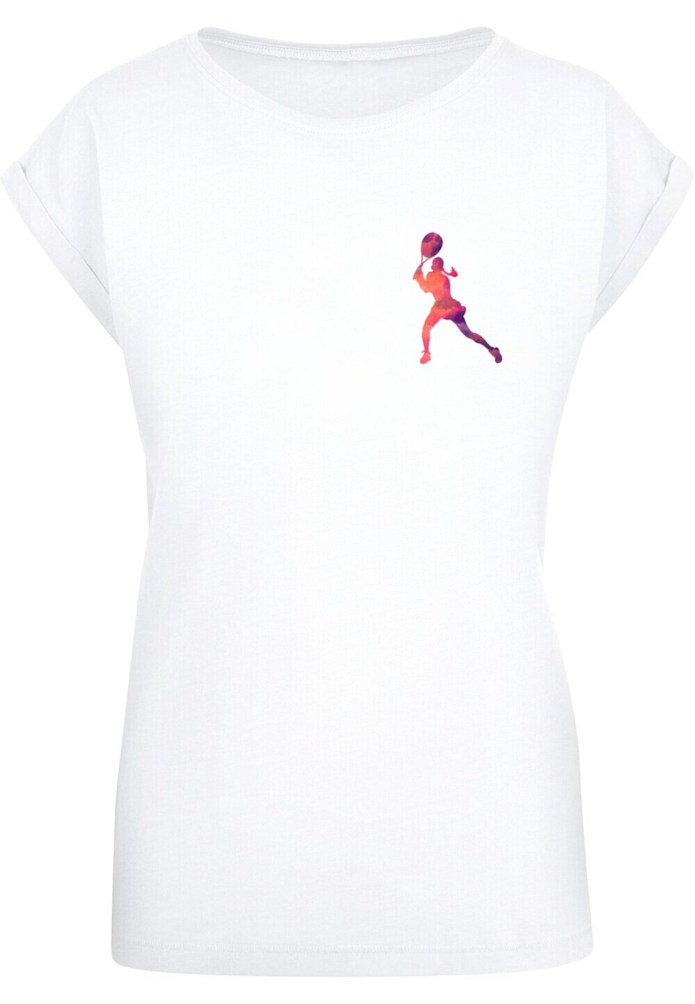 

Рубашка Merchcode Tennis Woman Silhouette, белый