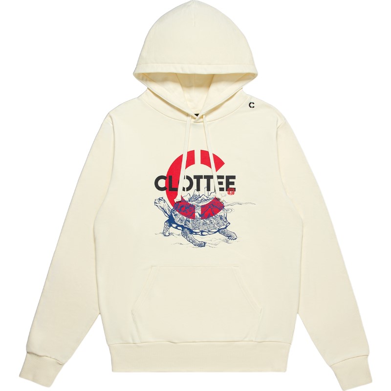 

Капюшонный свитшот свободного кроя Heavyweight, мужской, для весны и осени CLOT, белый