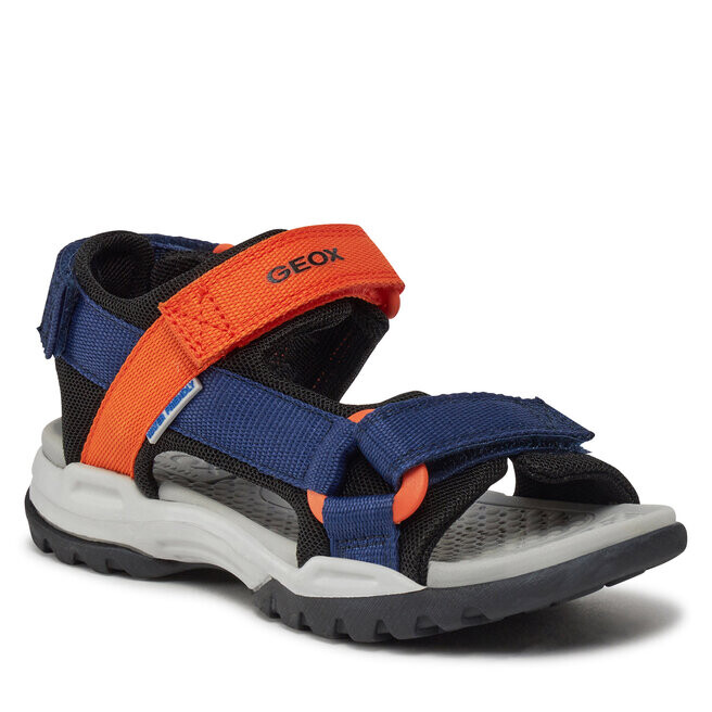 Сандалии Geox J Borealis Boy J450RE 01411 C0659 S Navy/Orange, темно-синий — фото 2