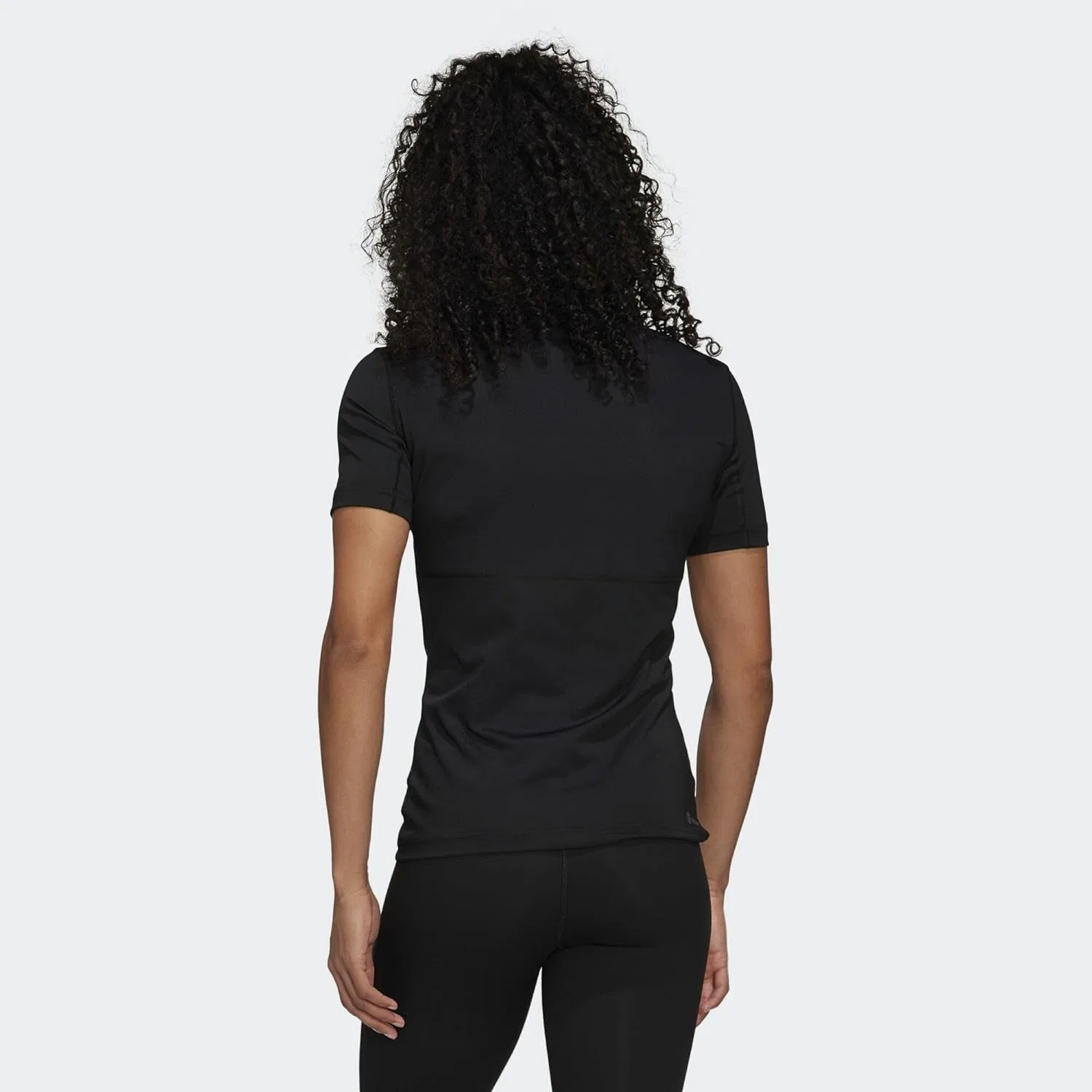 Женская футболка для тренировок adidas, Black / White — фото 4