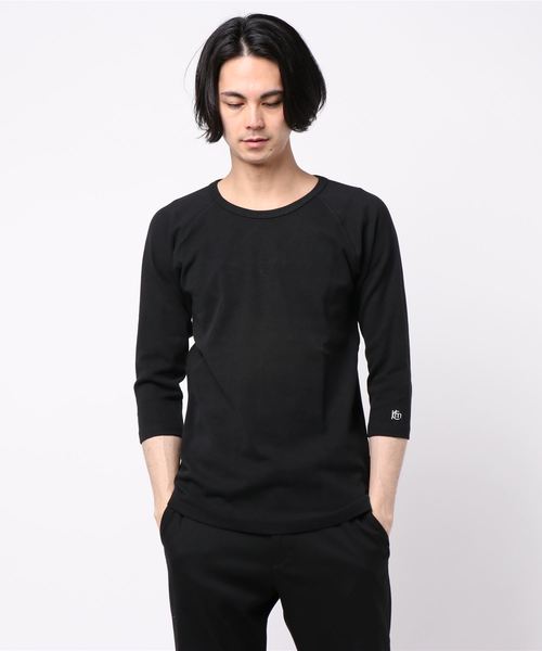 

Футболка с рукавами 3/4, плотный волнистый принт KRIFF MAYER, белый/темно-синий