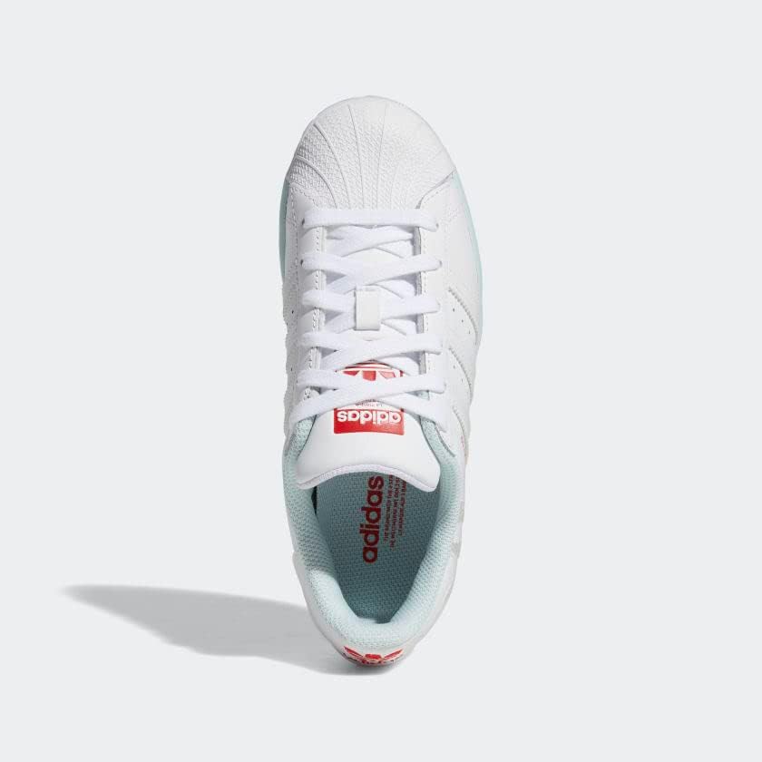 Кроссовки adidas Superstar для мальчиков, белый/синий — фото 2