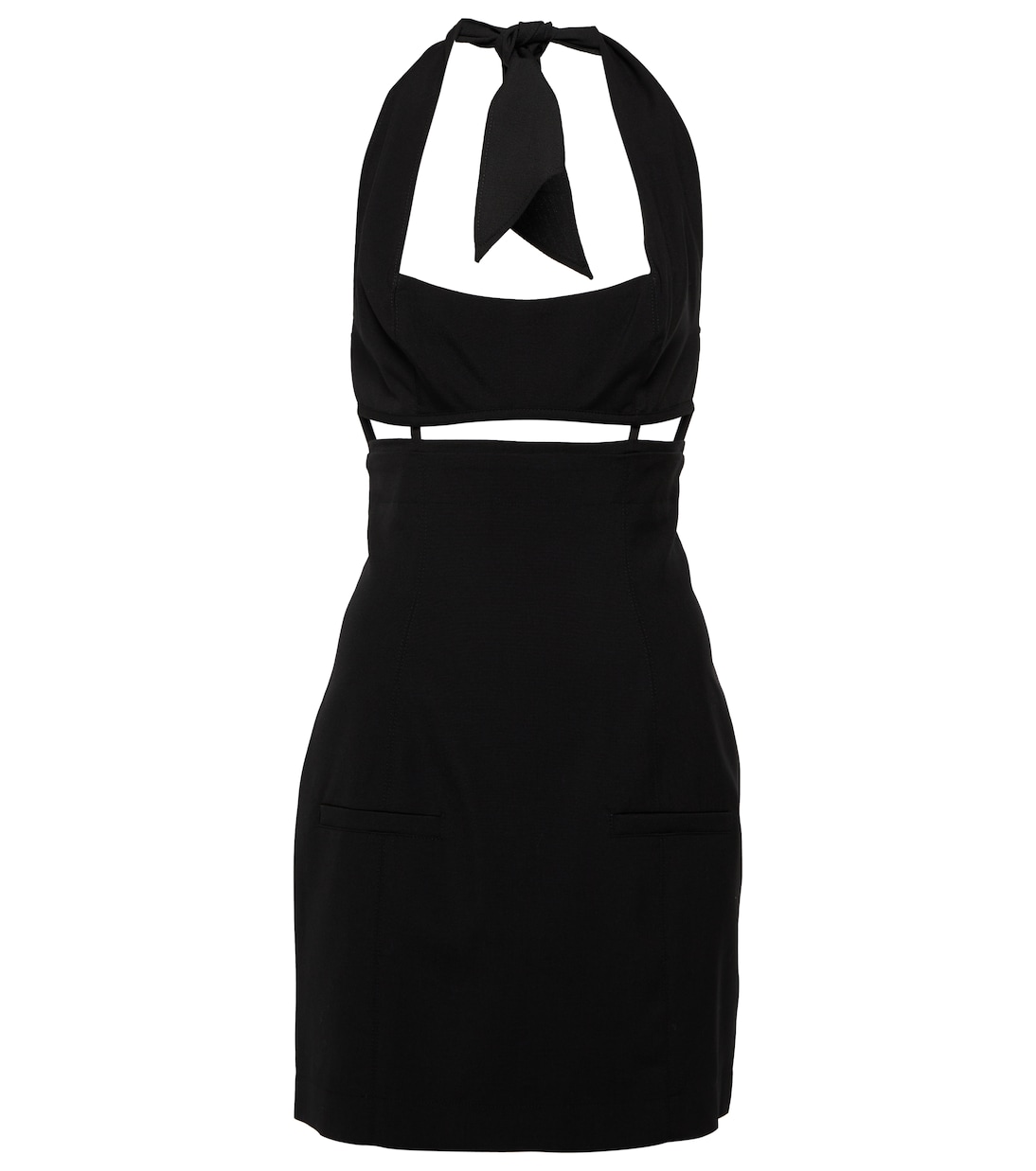 

Мини-платье из шерсти La Robe Limao Jacquemus, черный