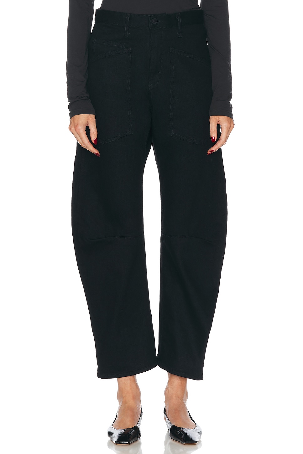 

Джинсы женские NILI LOTAN, цвет Distressed Black