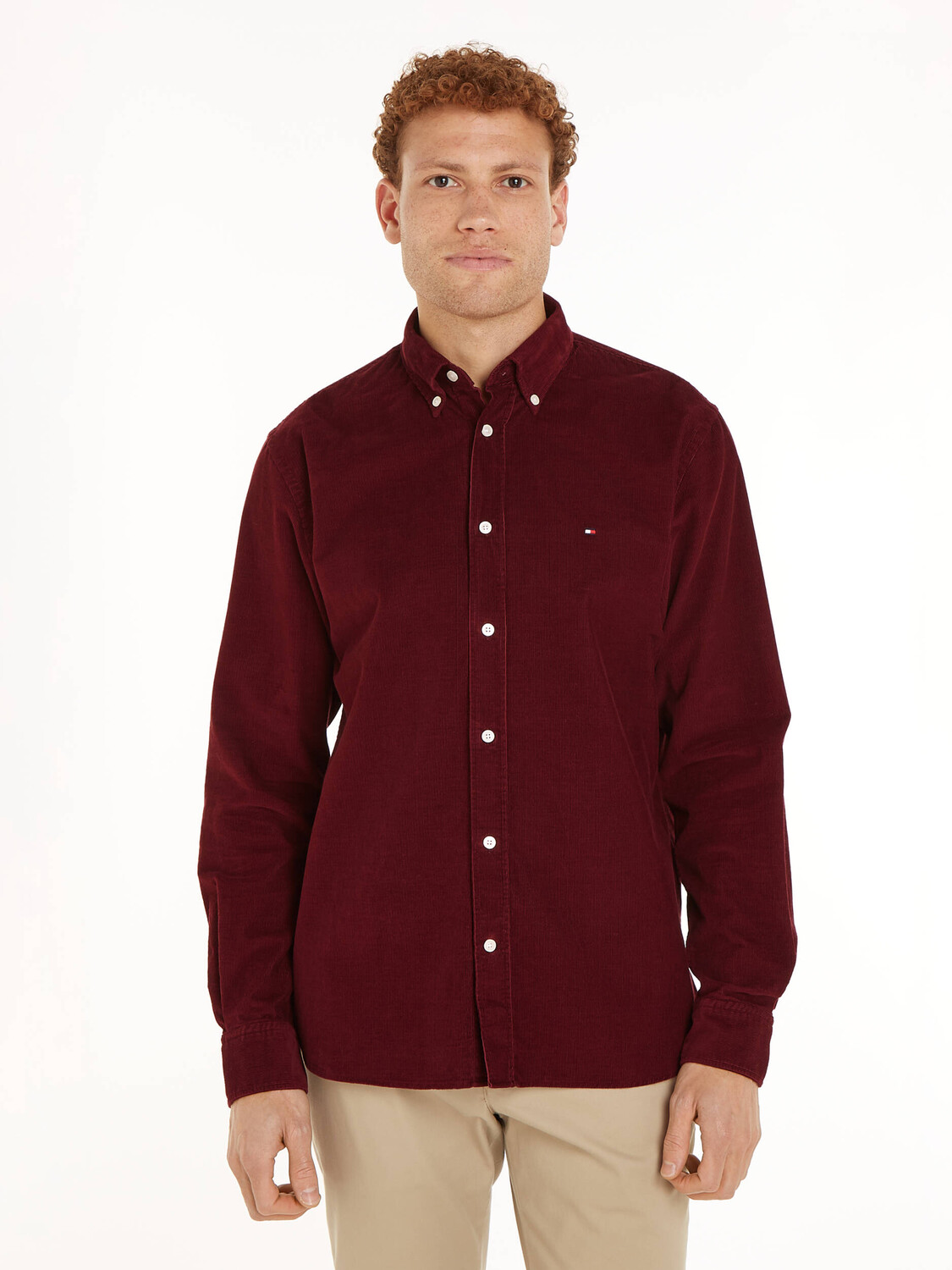 

Рубашка Tommy Hilfiger Regular Fit, бордо