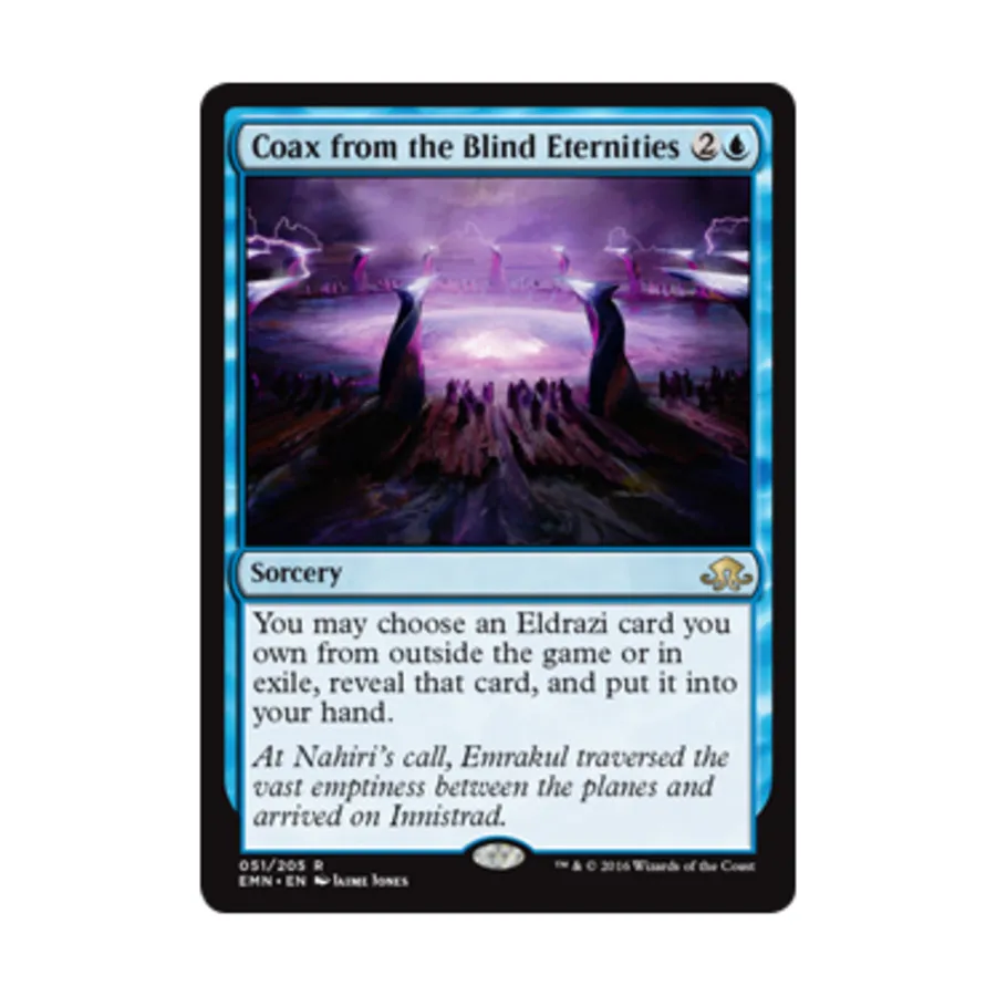 

CCG Коаксиал слепых вечностей (клавиша R), MTG - Eldritch Moon