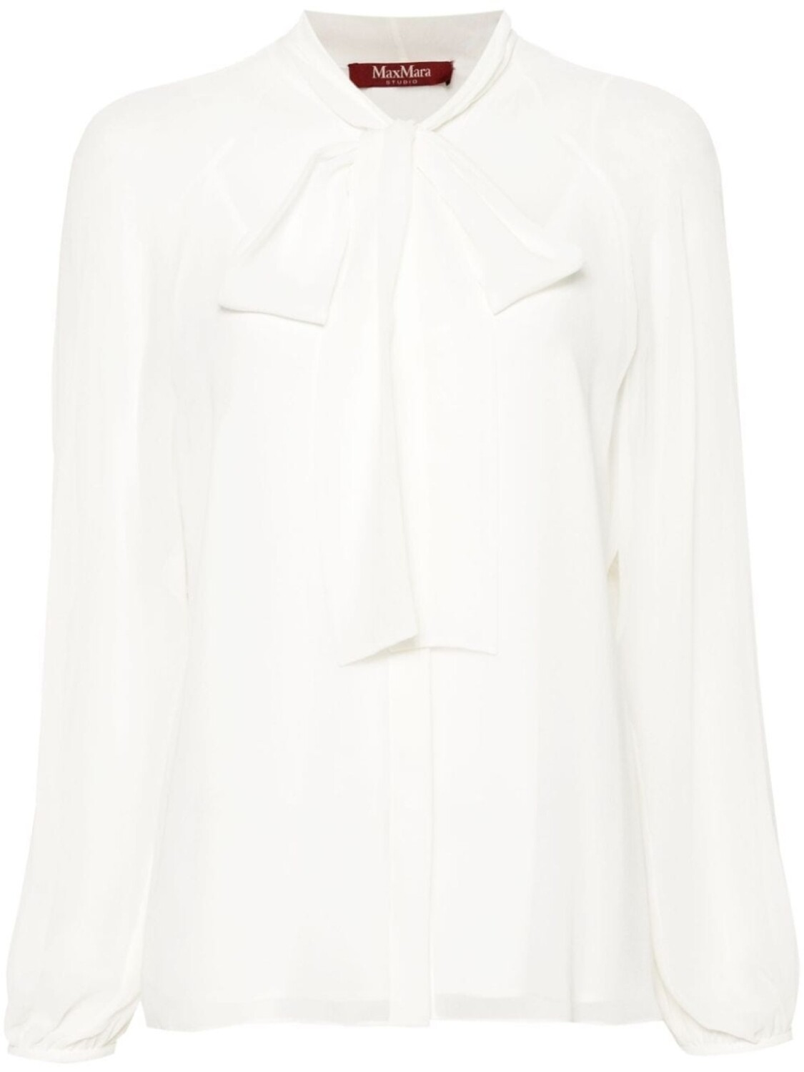 

Блузка Fascino с бантом Max Mara, бежевый
