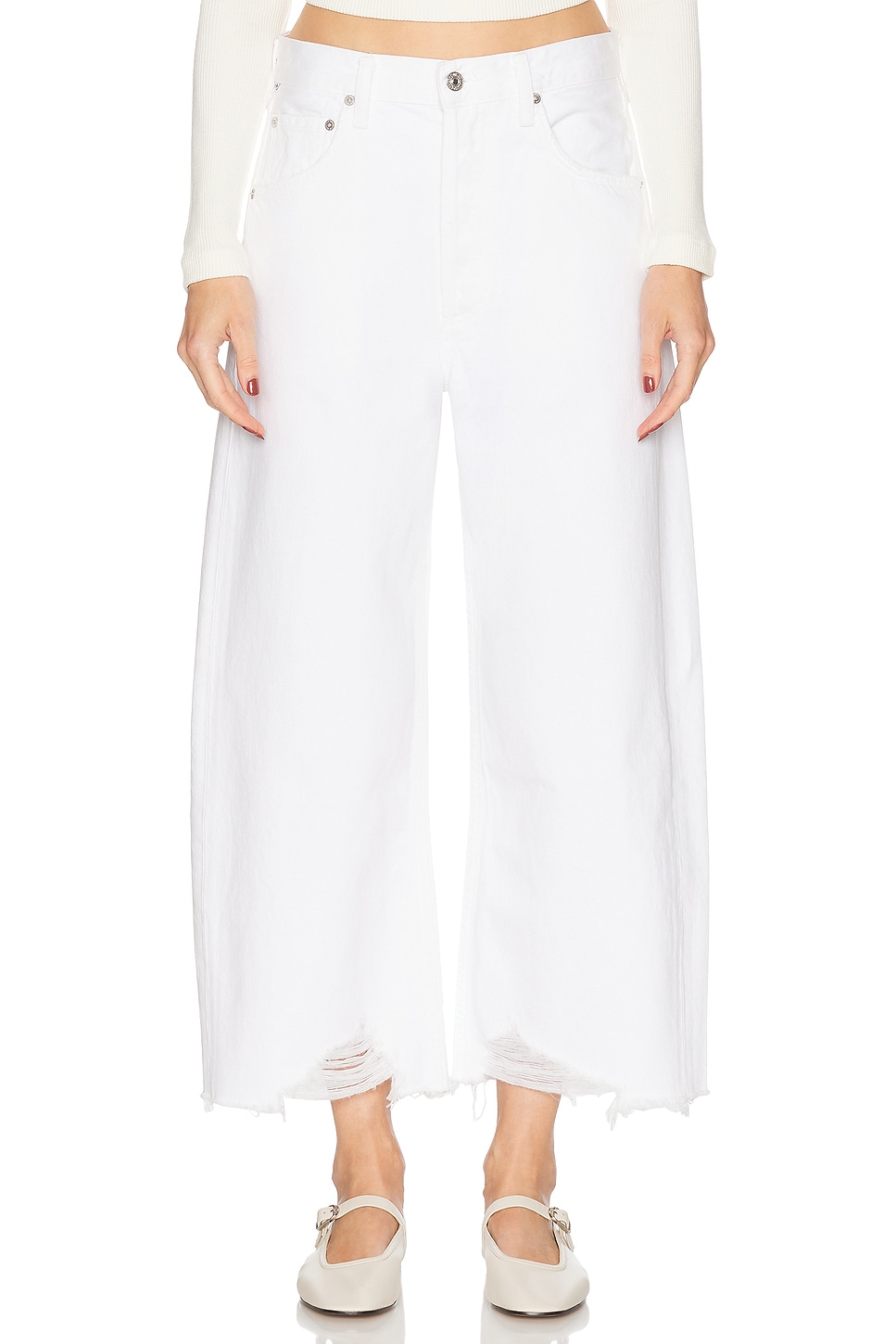 

Джинсы Ayla Undone Hem Crop Citizens Of Humanity, Harlow