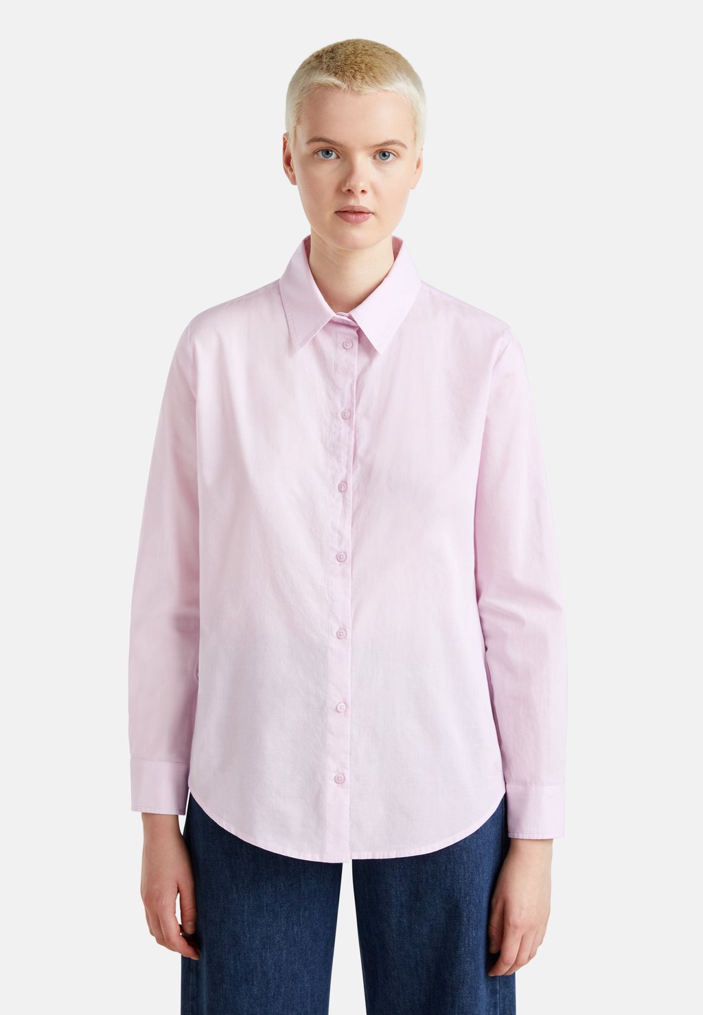 

Блузка на пуговицах United Colors of Benetton, розовый