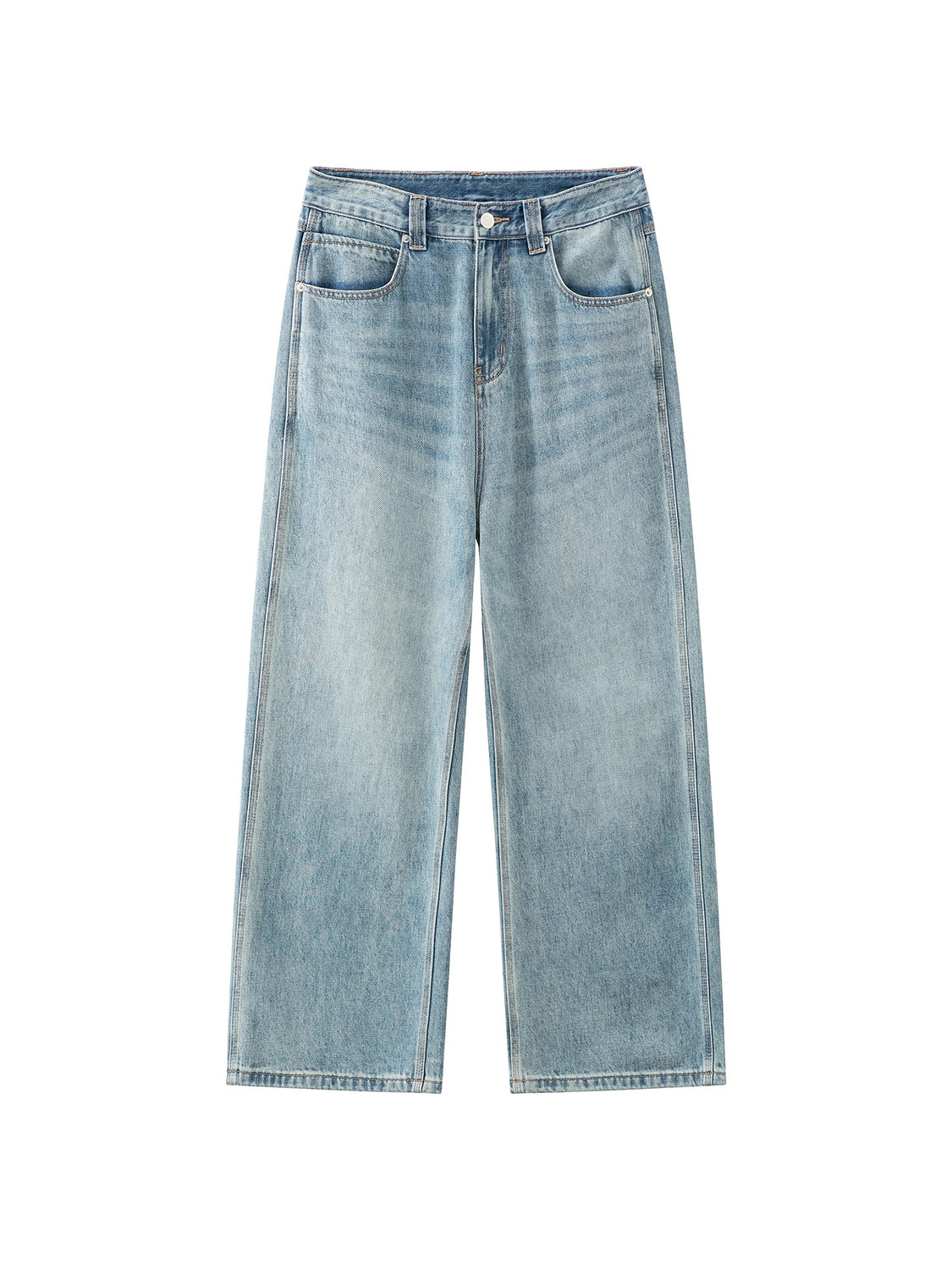 

Jeep Джинсы Lifestyle Unisex Sky Blue Moderate Wide Leg