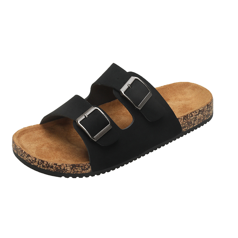 

NANJIREN Бесшумные, устойчивые к запахам и истиранию слайдеры унисекс черные, цвет Black