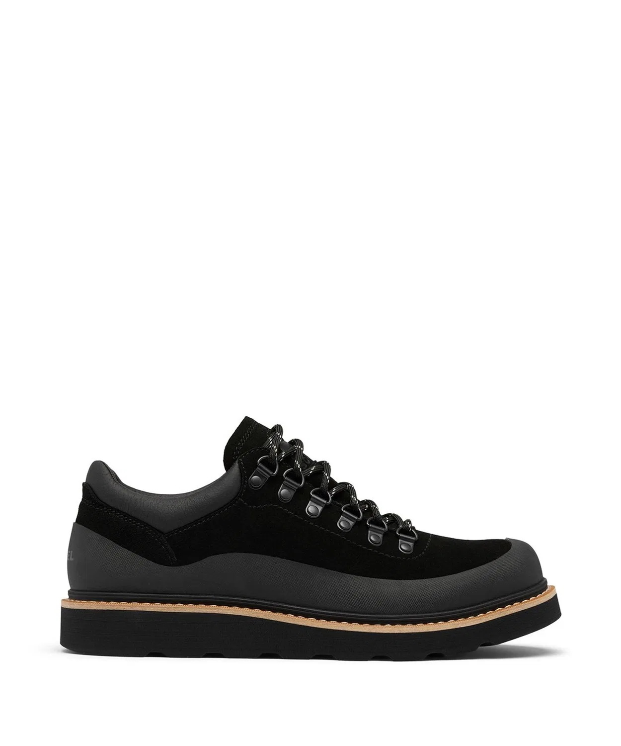 Кроссовки кожаные SOREL Slabtown 62 Explorer, цвет чёрный