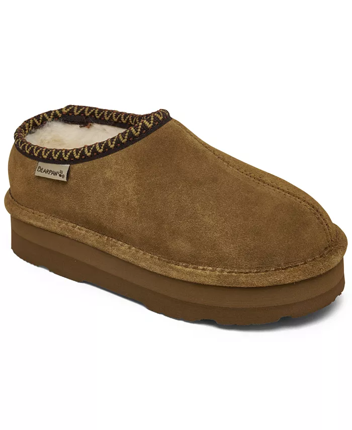 

Детские тапочки Martis для девочек от Finish Line BEARPAW, коричневый