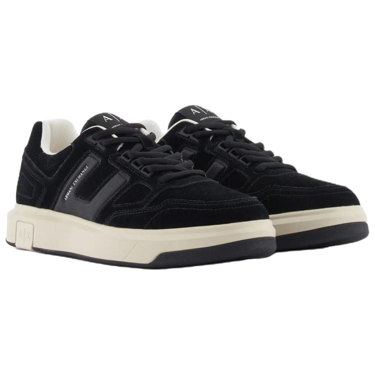 ARMANI EXCHANGE Кроссовки AE Low top Skateboard Shoes 3cm мужские черные — фото 4