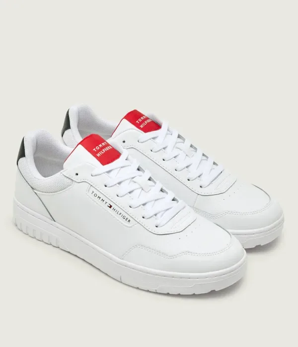 Кожаные кроссовки BASKET CORE LITE LTH Tommy Hilfiger, белый — фото 3