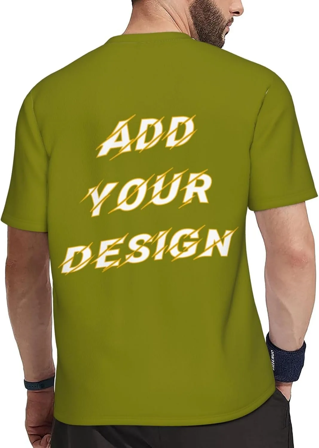 Футболка мужская Custom T Shirts с принтом на 4 сторонах — фото 4